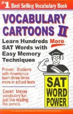 Vocabulary Cartoons II, SAT Word Power - Paperback By Burchers, Sam - GOOD