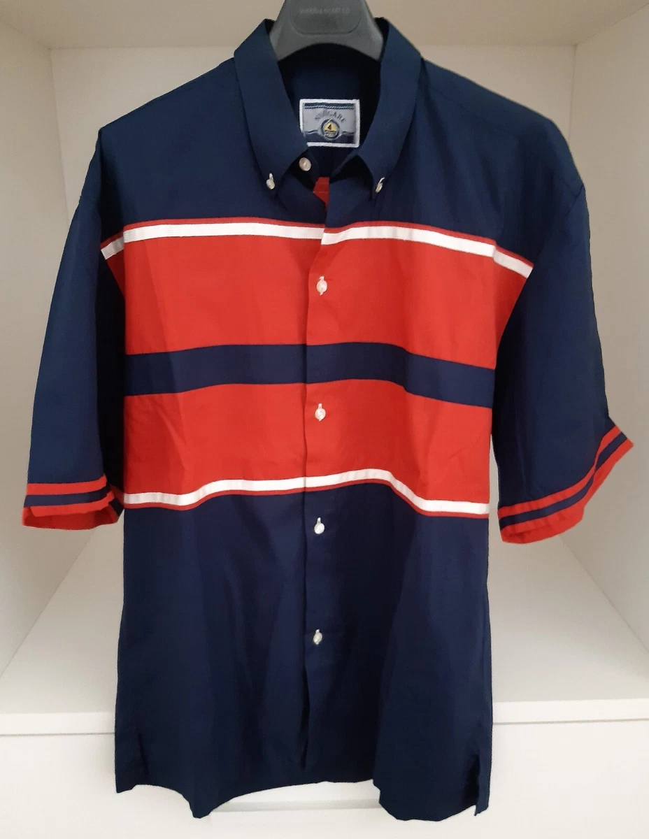 HMIYA Camicia da uomo a maniche corte, 100% cotone, per il