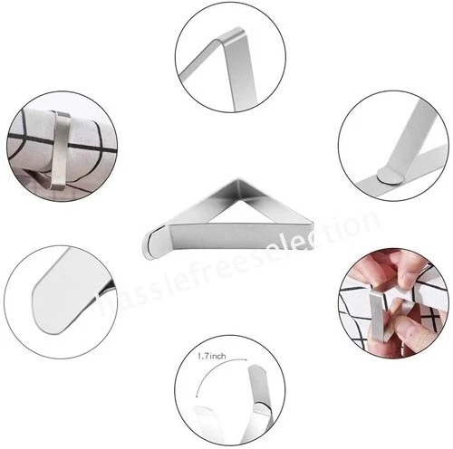12x Table Cloth Clips Party Cover Wedding Picnic Holder Clamp Desk Outdoor Event - image 4 of 4