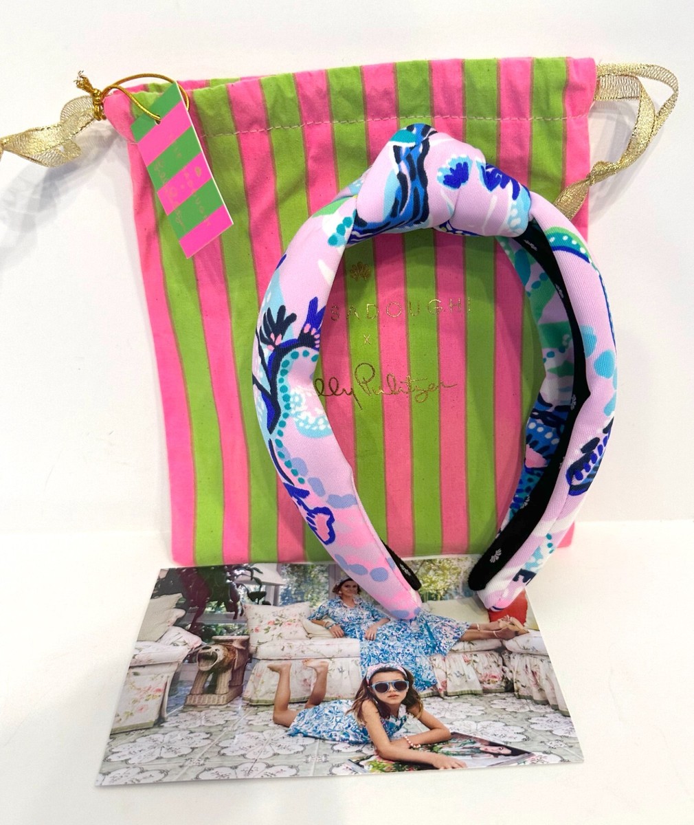 NWT Lilly Pulitzer Lele Sadoughi Headband NWT LELE SADOUGHI X LILLY PULITZER Cabana Cocktail Pearl  main image 2