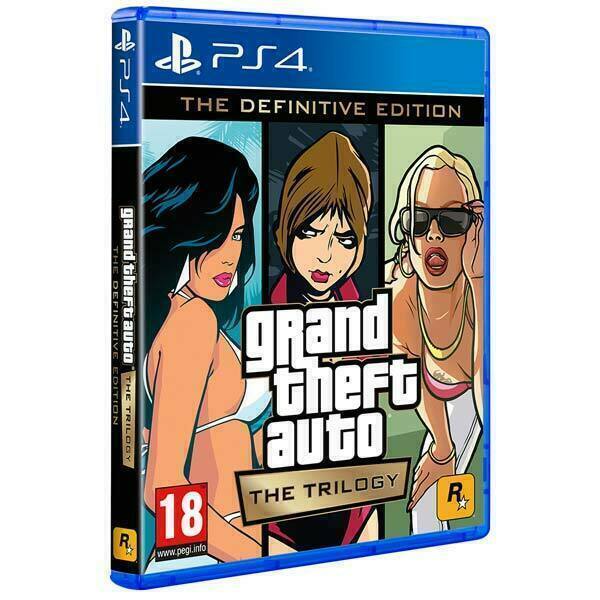 Grand Theft Auto GTA The Trilogy Definitive Edition Sony PlayStation 4 PS4  Game 5026555430791