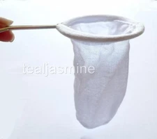 Mini Thai Traditional Reusable Muslin Strainer for Thai Iced Tea/Coffee