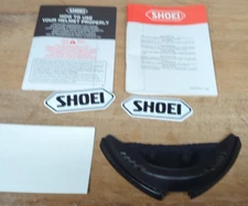 GENUINE SHOEI HELMET MULTITEC ACCESSORIES BAG W/ CHIN CURTAIN 2 MANUALS STICKERS