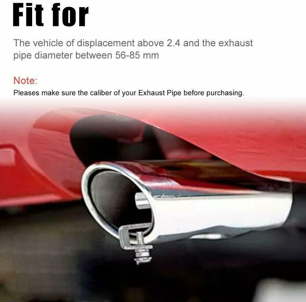 Universal Turbo Sound Exhaust Muffler Pipe Whistle Car Oversized Roar