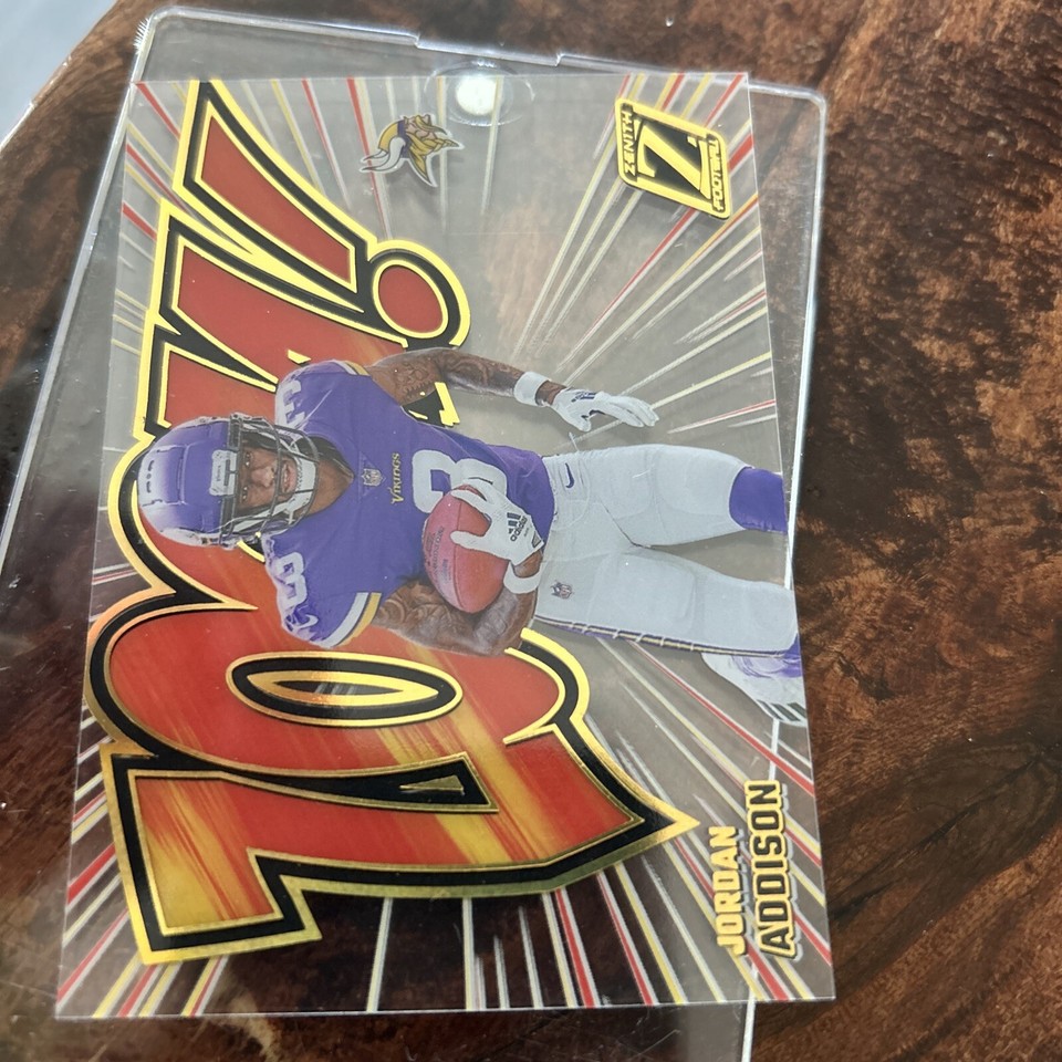 2023 Zenith Football ZOOM Insert Acetate Jordan Addison Case Hit eBay