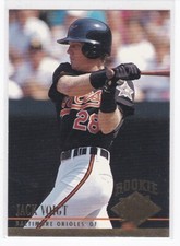 1994 Fleer Ultra Baseball JACK VOIGT RC Card #10 Baltimore Orioles 