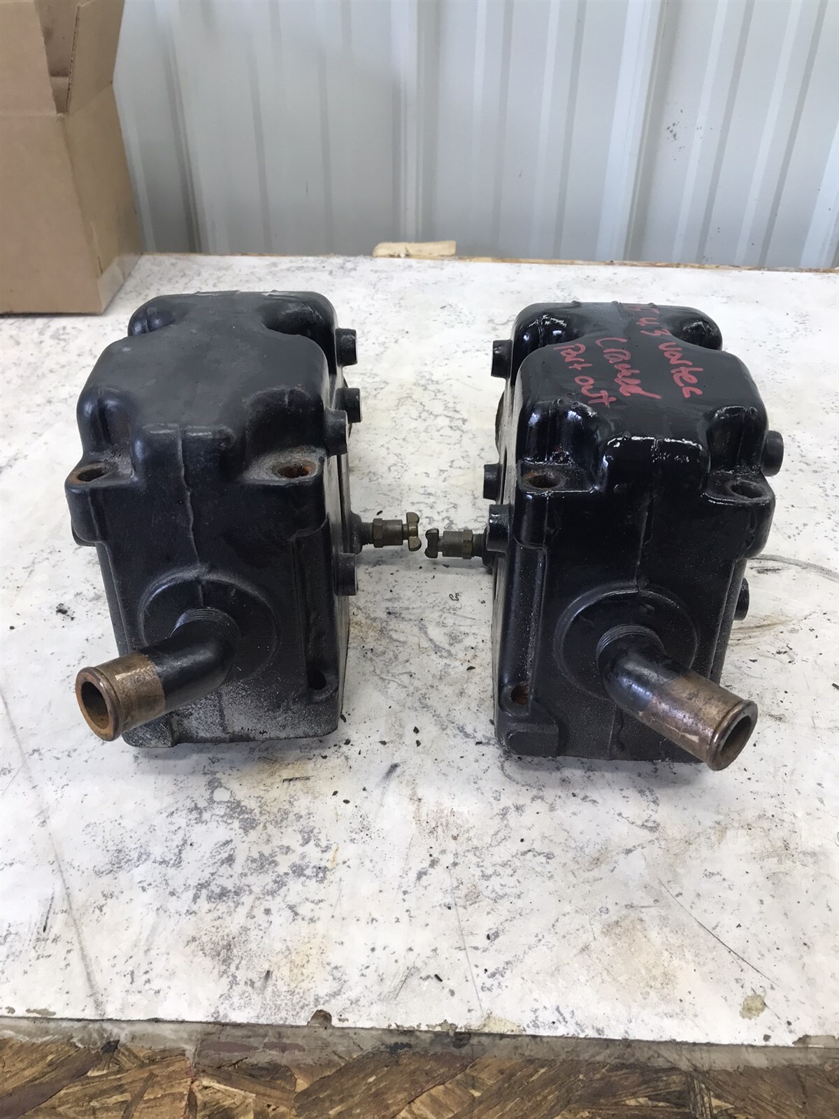 95 Mercury Marine MerCruiser 4.3 L 262 V6 GM Boat Engine exhaust