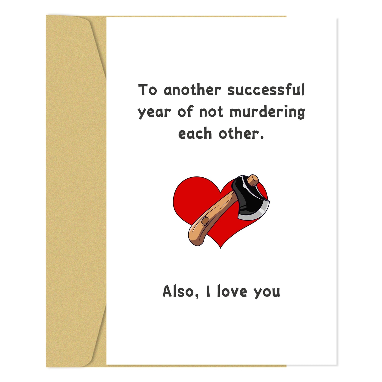 Zoytonky Funny Birthday Card for Husband Wife, Humorous Birthday Card for Him...