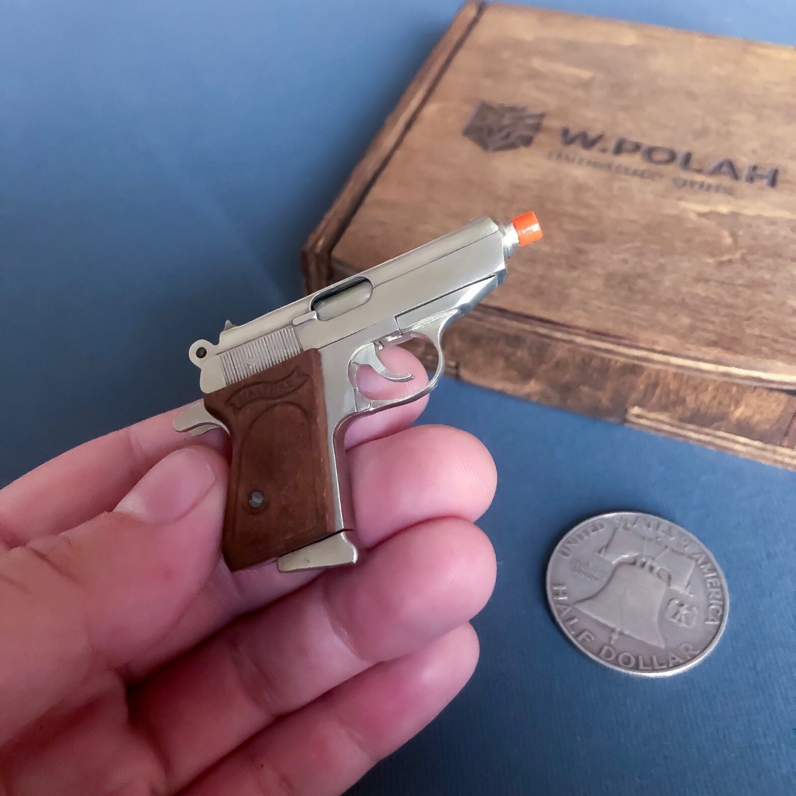 Mini gun Walther PPK Cap gun Walther Miniature gun Mini pistol ww2 gun