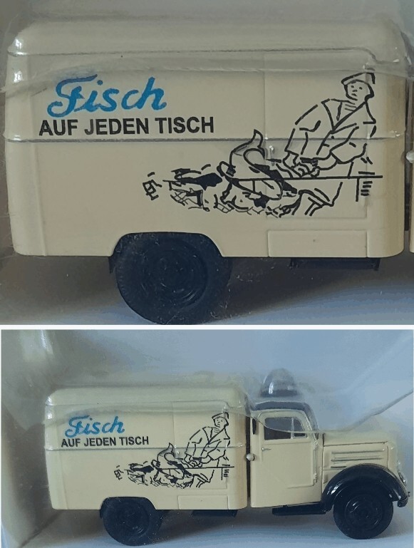 Decals Fisch Auf den Tisch für Garant Koffer