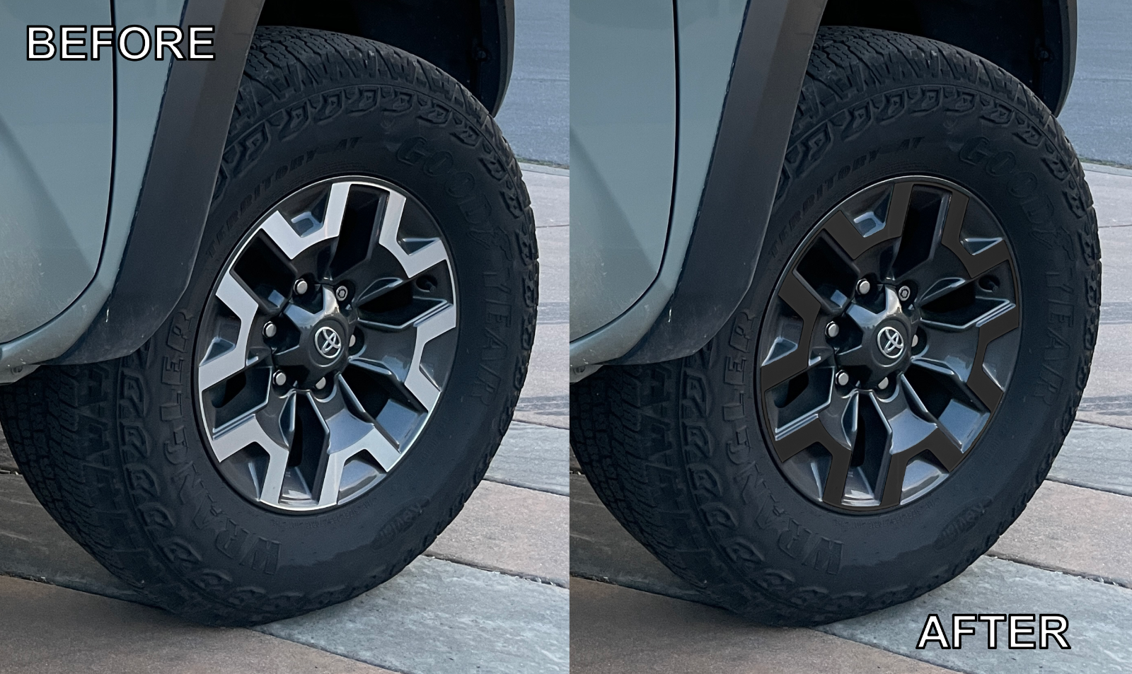 Tacoma TRD Off-Road Wheel Decal Overlays – Fits 2020–2023 OEM 16