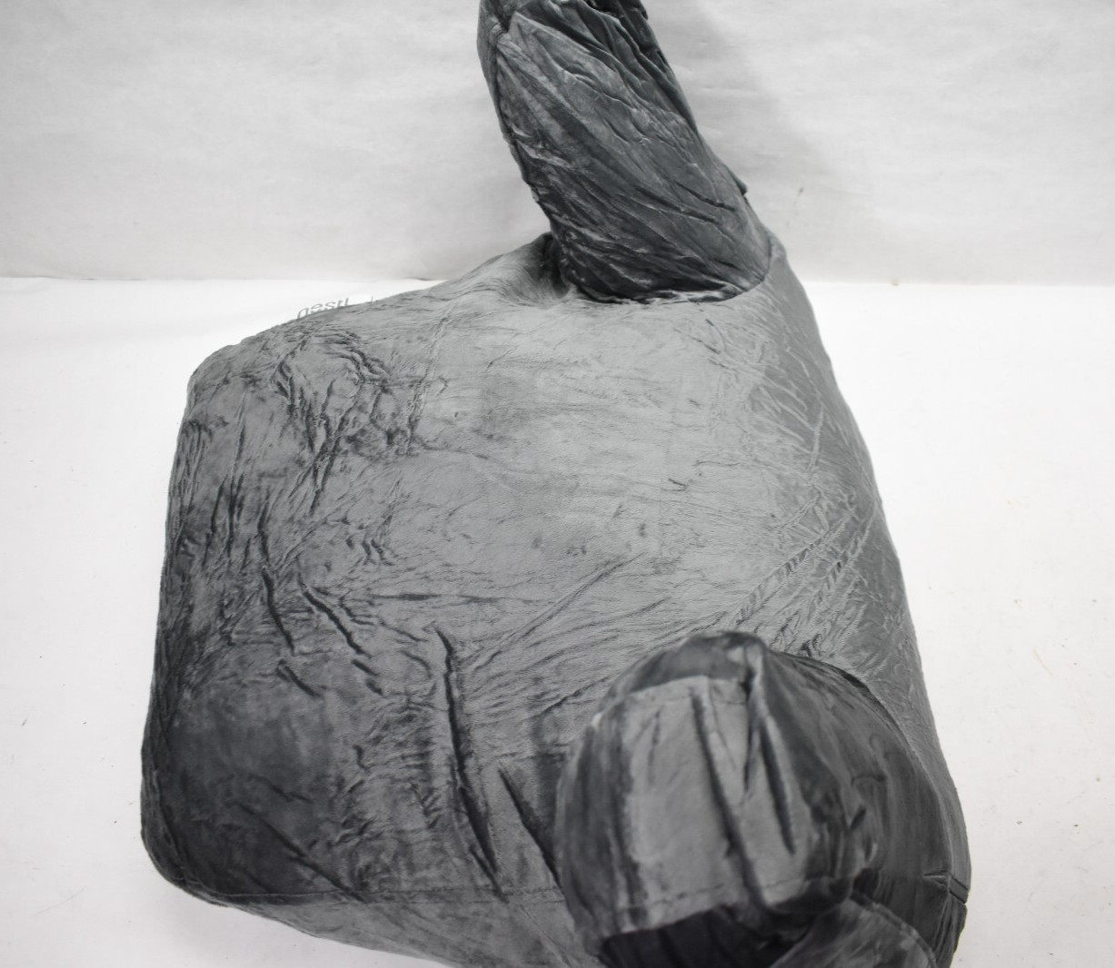 Nestl Reading Pillow Shredded Memory Foam Filling Back For Sitting Gray Bedding