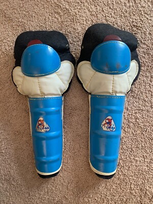 Tumba ice hockey shin guards very rare vintage (1950s or 1960s = Before Jofa)