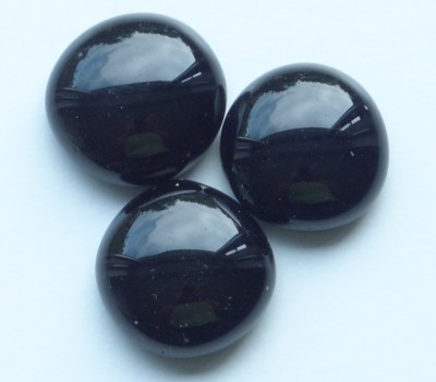 Glasnuggets - schwarz-opak, 100 g