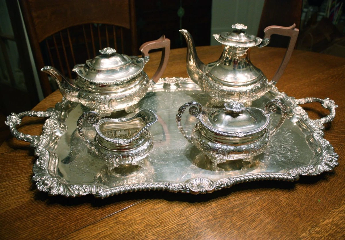 Barker Ellis Antique US Silver-Plated Teapots, Coffee Pots & Sets