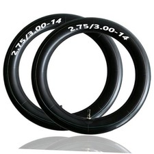 2.75/3.00 14 Dirt Bike Inner Tubes 2 Pack, Heavy Duty Butyl Rubber Tubes for