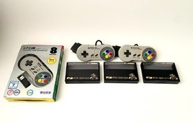 Nintendo Famicom Game Lot Mario Bros 3 TMNT USB Controller Cases Japan Set