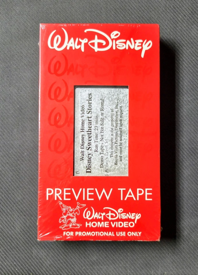 Disney Sweetheart Stories VHS PREVIEW TAPE PROMO DEMO WALT DISNEY - Image 2 of 4