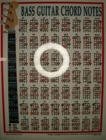 New Laminated Walrus Productions Bass Guitar Chords Mini Chart #8114 Fingering