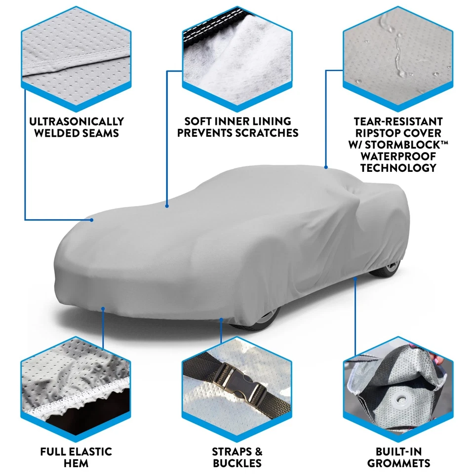 Cubierta de auto personalizada para exteriores Ford Mustang para Budge TrueFit Plus 2018-2023  Foto 2 de 4