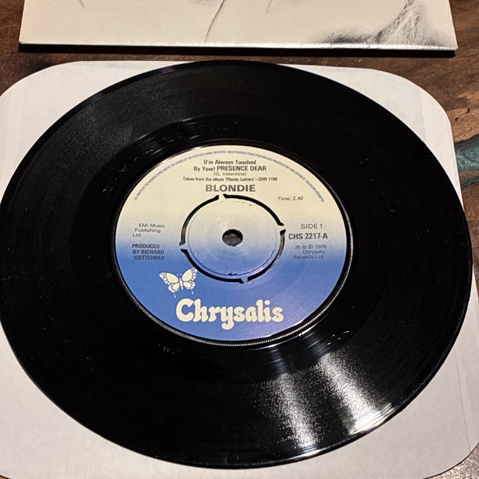 Blondie - I'm Always Touched By Your Presence Poet’s Problem 45 Vinyl UK Foto 3 de 4