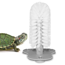 Turtle Tank Cleaning Brush w/ Suction Cup Shell Scrubber Aquarium 