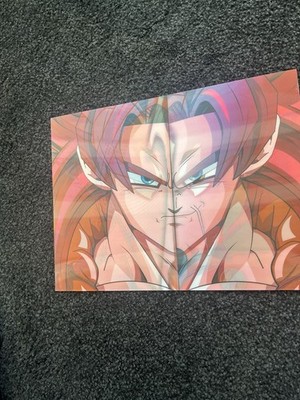 Dragon Ball Super Goku & Vegeta Multicolor Standard 3D Poster
