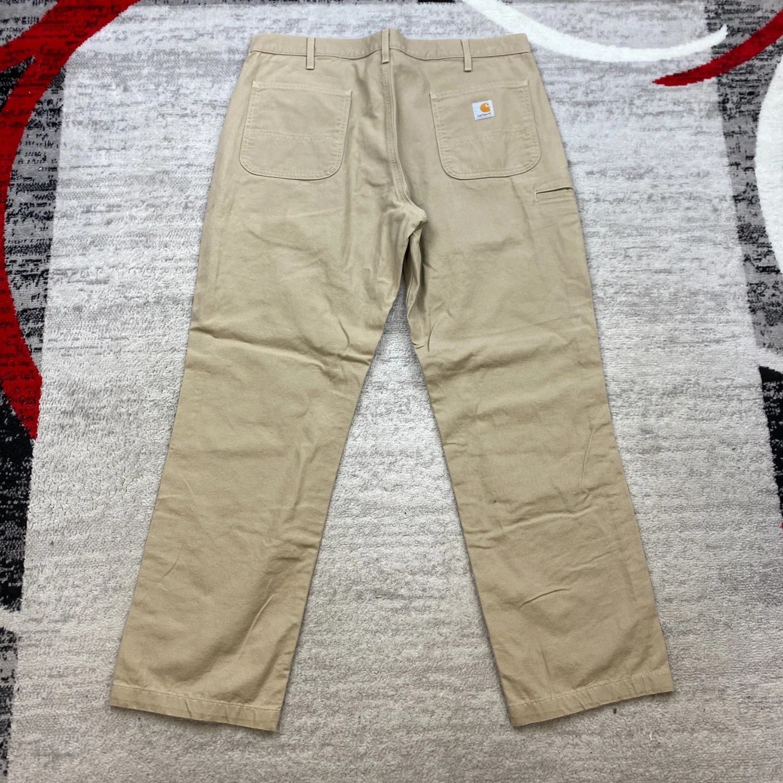 Carhartt Canvas Chino B299 Pant 38 Brown Y2K Rugged Outdoors Prep 38x32 Work Men