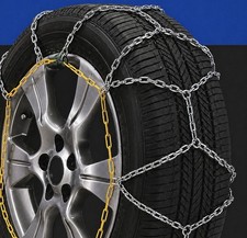 Kn-90 Car Snow Chains 12mm Steel Tire Chains W Case Multi Size Fit