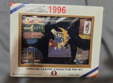 1996 Official Classic Collector Pin Set 5-Pieces Olympic Pins by Ho Ho Arts & Cr