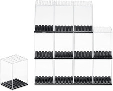 Minifigures Display Case, Acrylic Building Block Display Box, Action Figure Toys