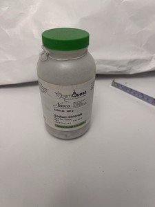 Chem Quest Nasco SA09739 500gram Sodium Chloride Rock Saold open not used