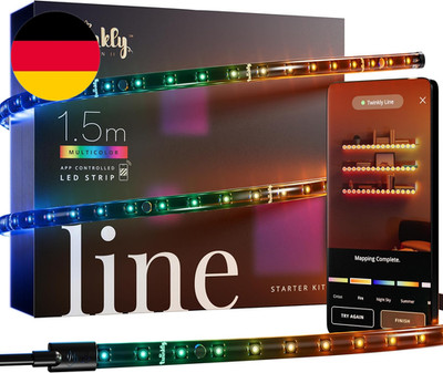 Twinkly Line Starter Kit 1,5M, Magnetischer Multicolor-Led-Streifen, Kit Mit Sma