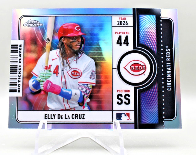 2026 Topps Chrome - Big Ticket Players - Elly De La Cruz #BTP-5 Reds