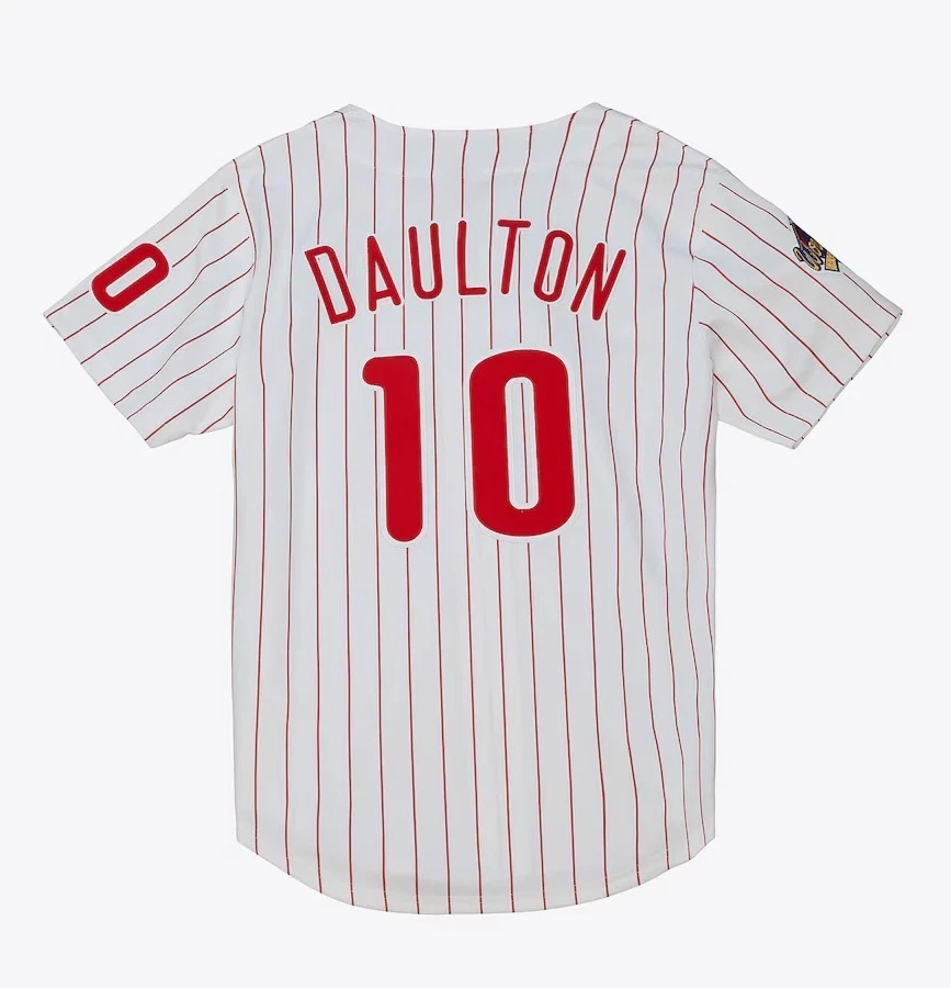 1993 Philadelphia Baseball Team Phiillies #10 Baseball Jersey