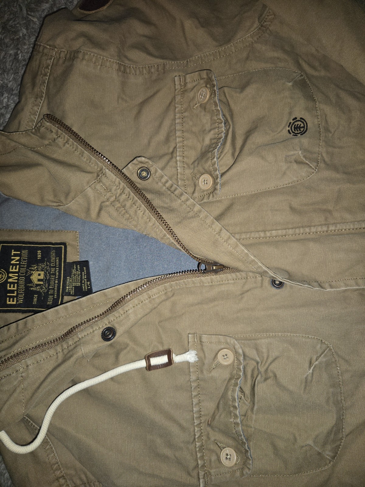 Element Wolfeboro Collection Men Jacket Large Blu… - image 3