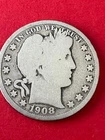 1908-D 50C Barber Half Dollar, ASW 11.25 Grams