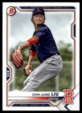 2021 Bowman Draft Chih-Jung Liu Boston Red Sox #BD-190
