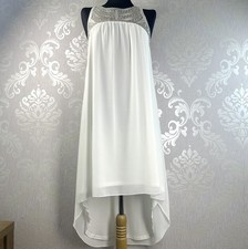 Stella Morgan Dress Beautiful Designer Flowing With Dipped Back Hem Size 8 Party