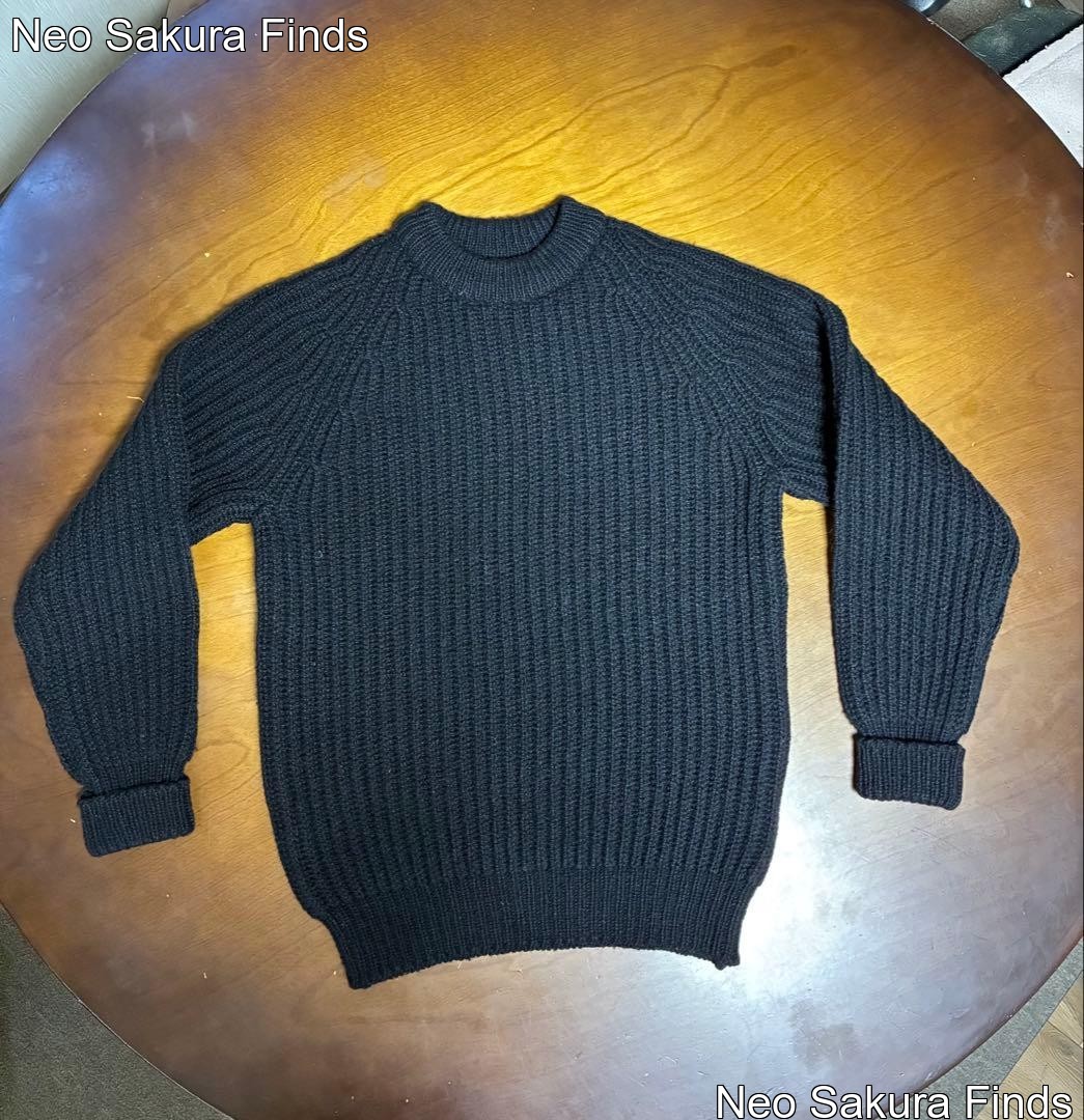 Vintage 80s Peter Storm Black Wool Sweater - Made in UK, Size S image 4