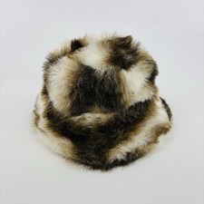 Vintage Fur Hat Winter Women  s Faux Fur Acrylic 90  s Y2K Glam Model