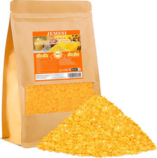 Cera D'Api 1KG, Cera D'Api Gialla per Candele, Pellet Di Cera D'Api per Prodotti