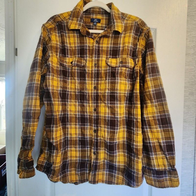 George Mens Button Up L EUC