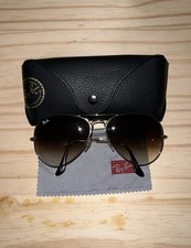 Ray ban aviator sunglasses ,3025, 62mm Large, Gold Frame/ Brown Lens.