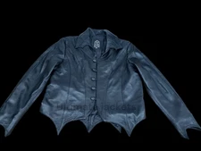 Papa V Perpetua black Leather Jacket  Vintage Concert Outfit Ghost Band Cosplay