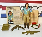 GI Joe Spirit 1984 v1 *COMPLETE w/Card, No Talons, NICE GOLD WRISTBANDS!* VTG