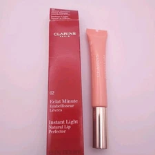 Clarins Instant Light Natural Lip Perfector Full Size O2 APRICOT SHIMMER