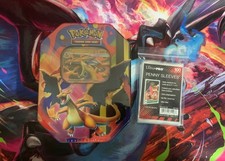 Pokemon TCG Mega Charizard ex Tin Y ✅BRANDNEU✅ + 100 Sleeves