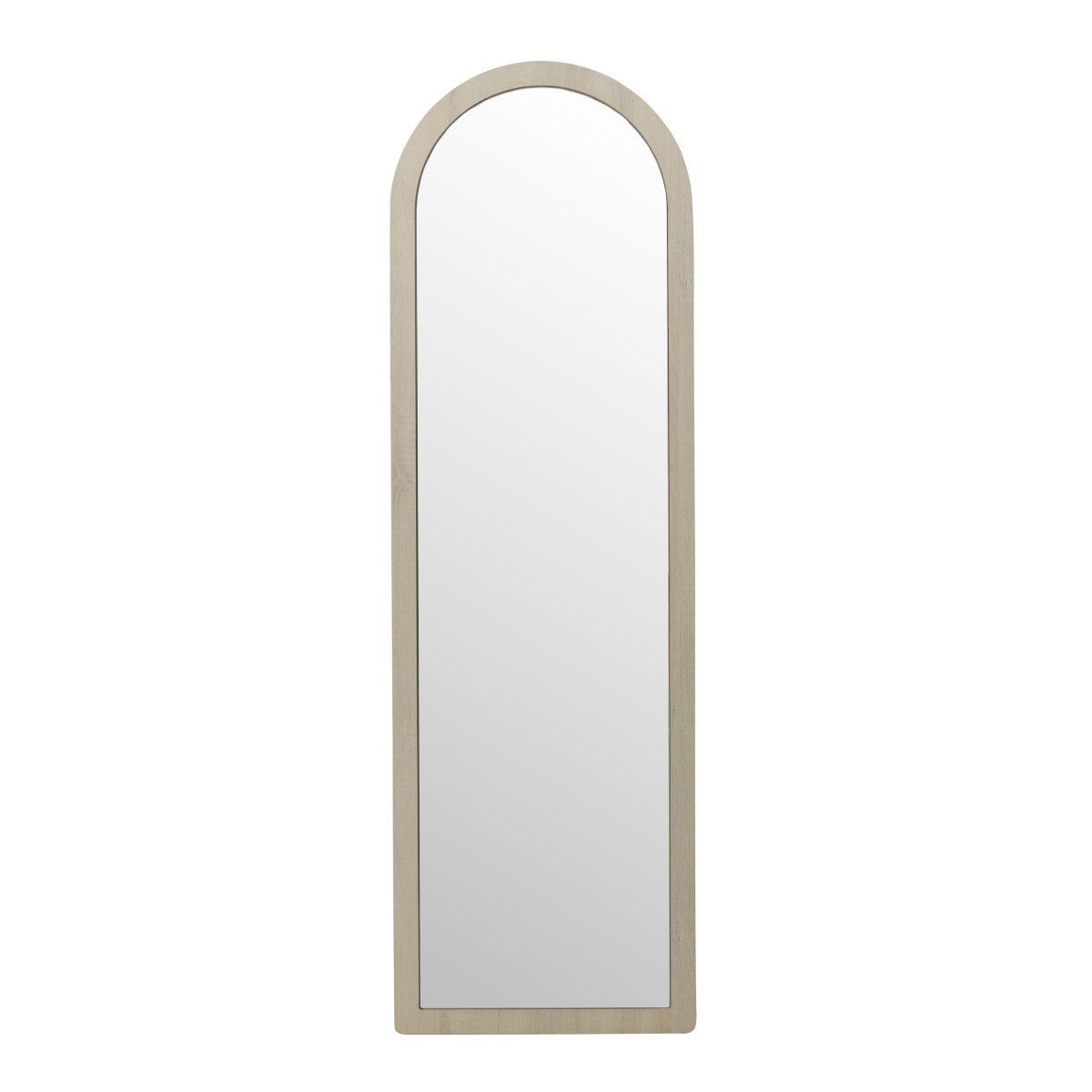 Miroir mural Memphis 193cm naturel pour dressing et chambre parentale