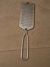 Vintage FOLEY Handheld Grater & Zester 1960s Stainless Steel Kitchen Gadget Tool